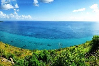 vue imprenable sur la mer des caraibes